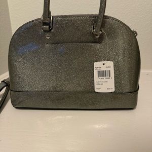 BRAND NEW VINTAGE COACH Silver Glitter Mini Sierra